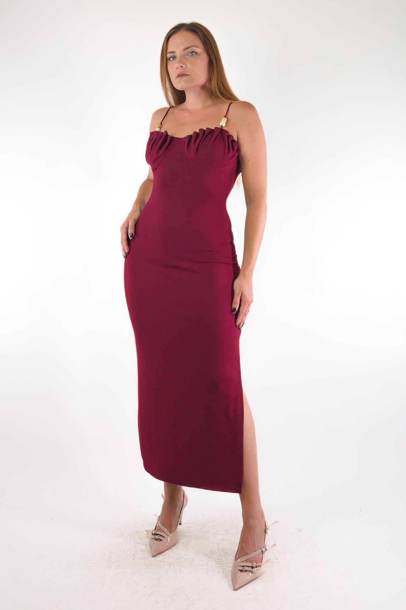 PE26 Luxury Abito 1258 Bordeaux
