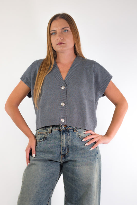 AI26 Susy Mix Gilet AI51088 Grigio