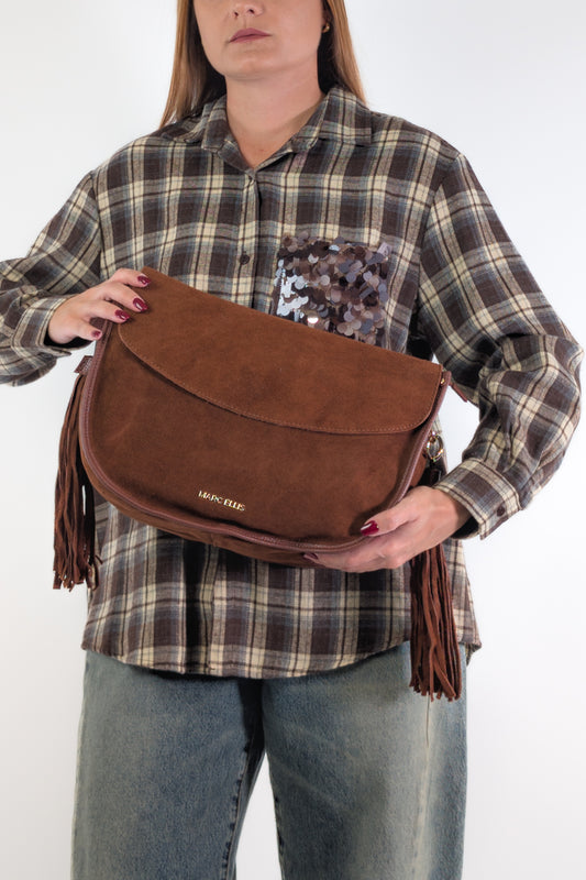Marc Ellis Borsa LIMA L CM DARK TAN / GOLD