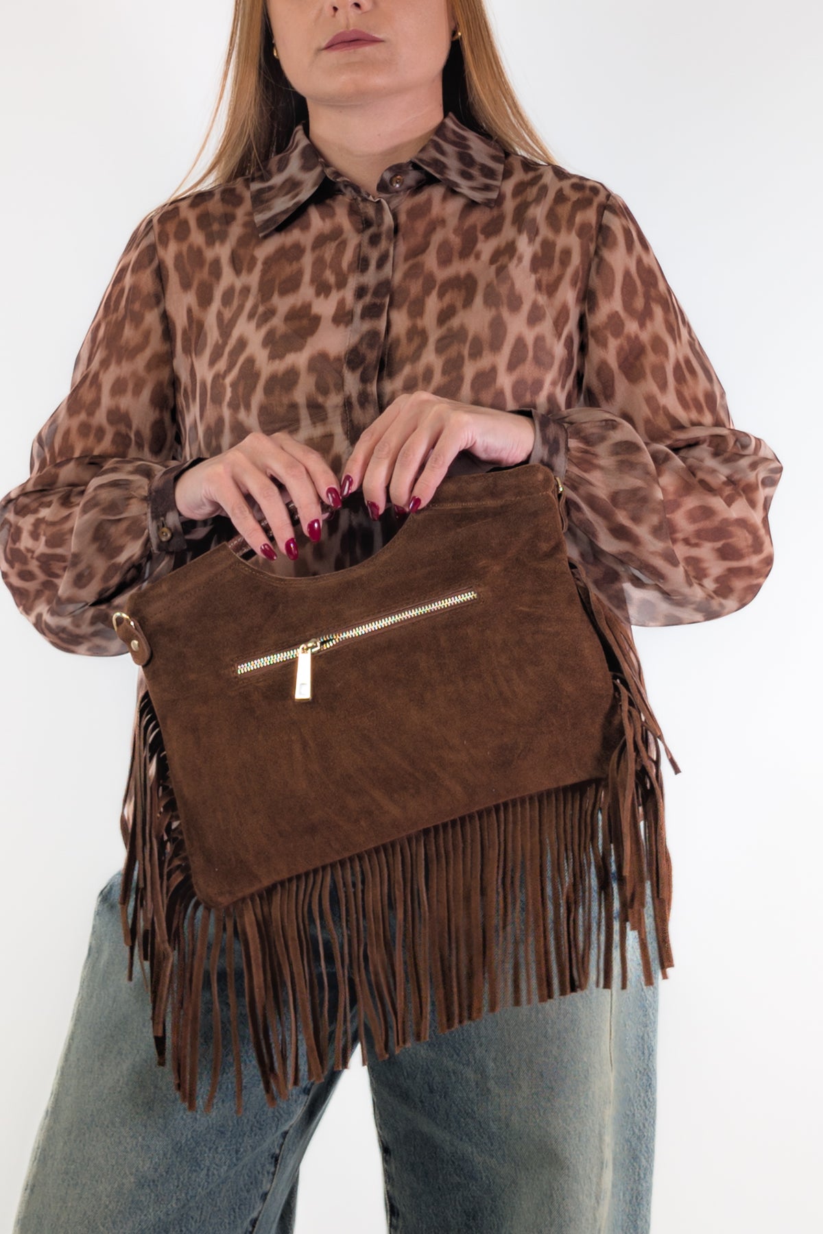 Marc Ellis Borsa CAMELIA CM DARK TAN / GOLD