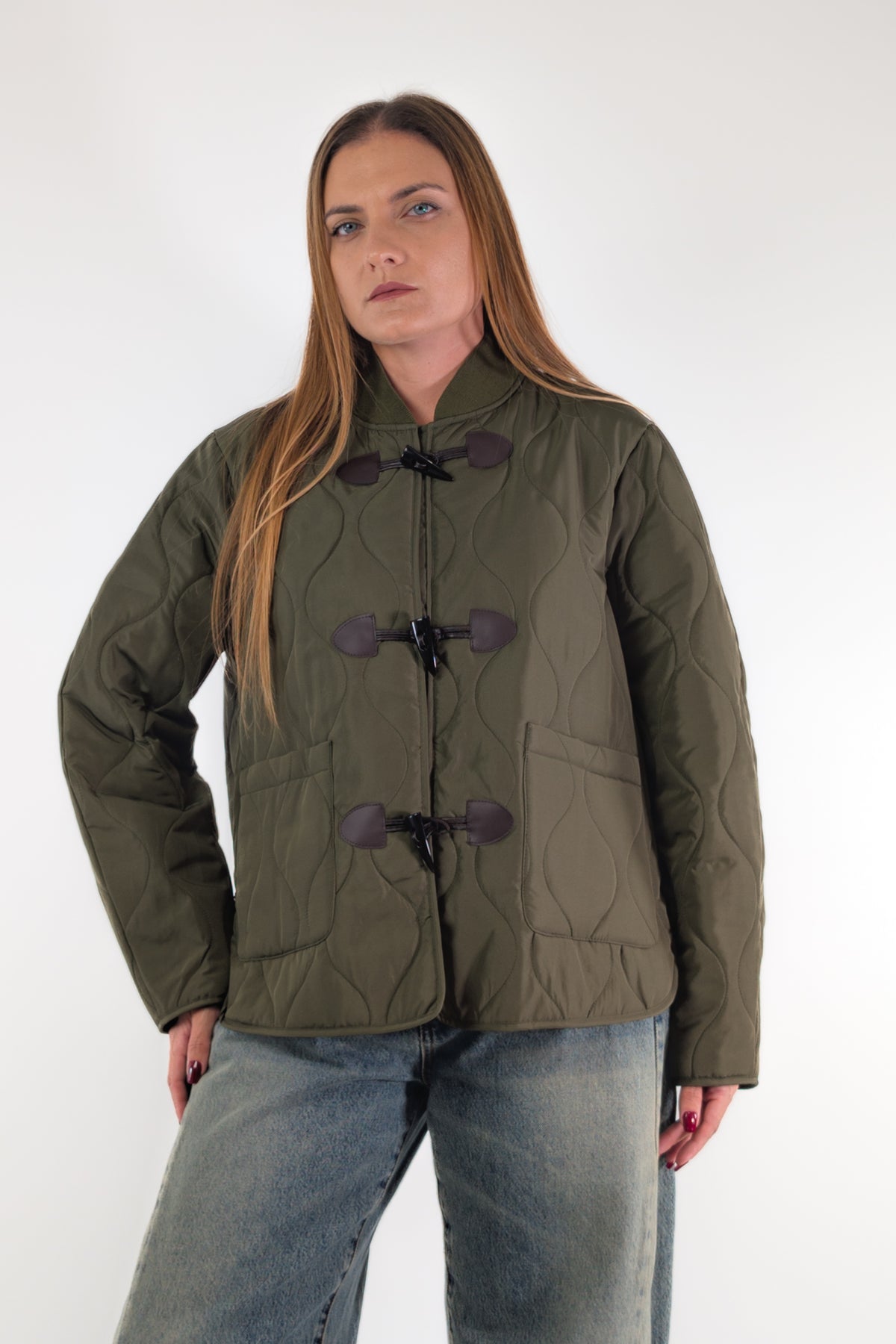 AI26 Susy Mix Giubbotto 541721 Militare