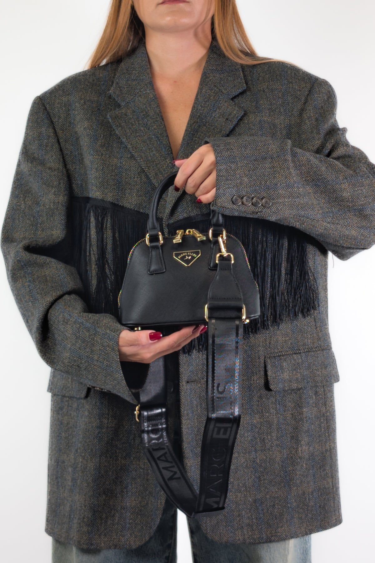 Marc Ellis Borsa PAGET S MF BLACK / LIGHT GOLD