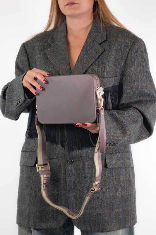 Marc Ellis Borsa FLAT FLOWE CHOCO/LIG GOLD