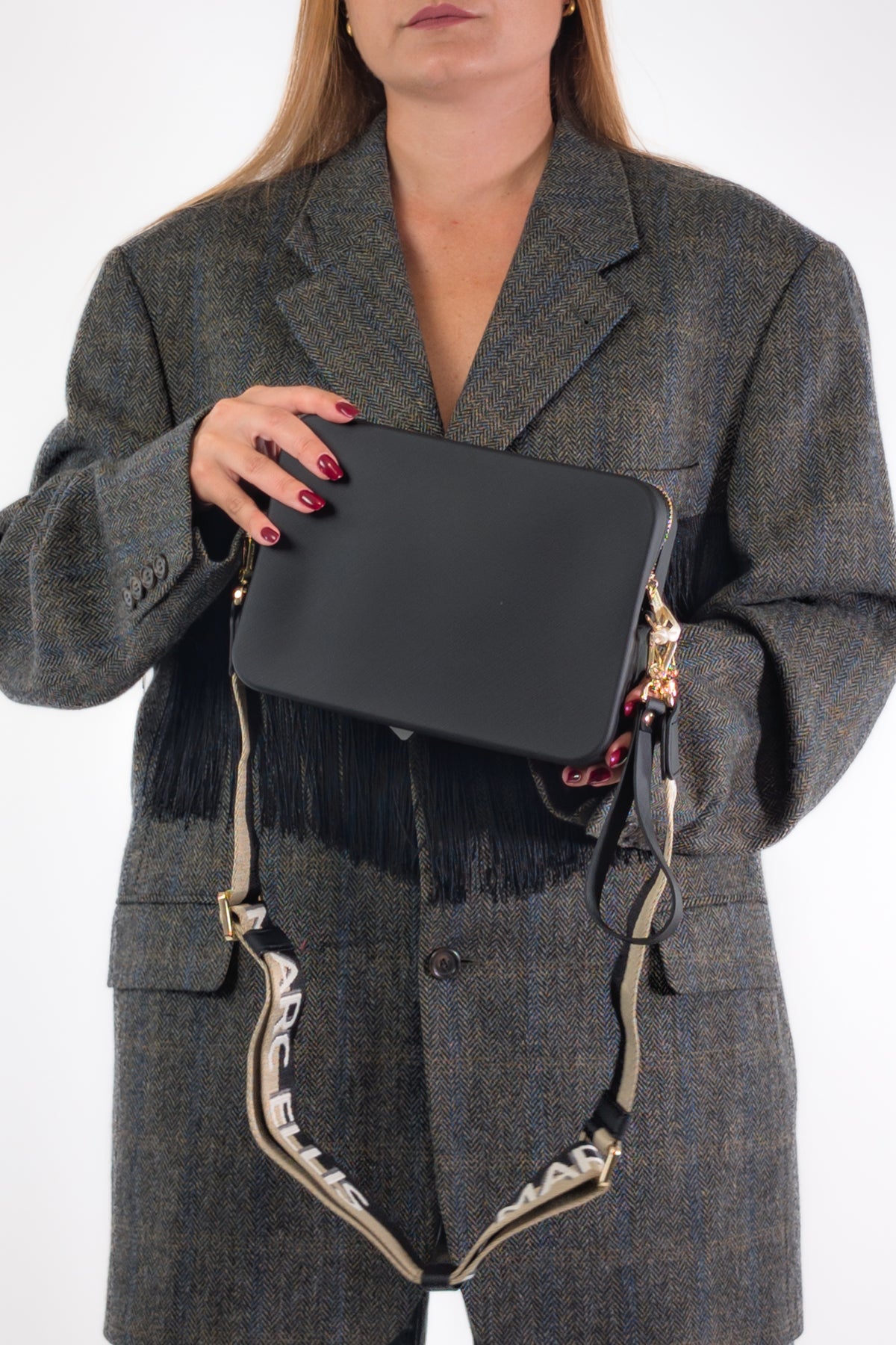 Marc Ellis Borsa FLAT FLOWE BLACK/LIGHT GOLD