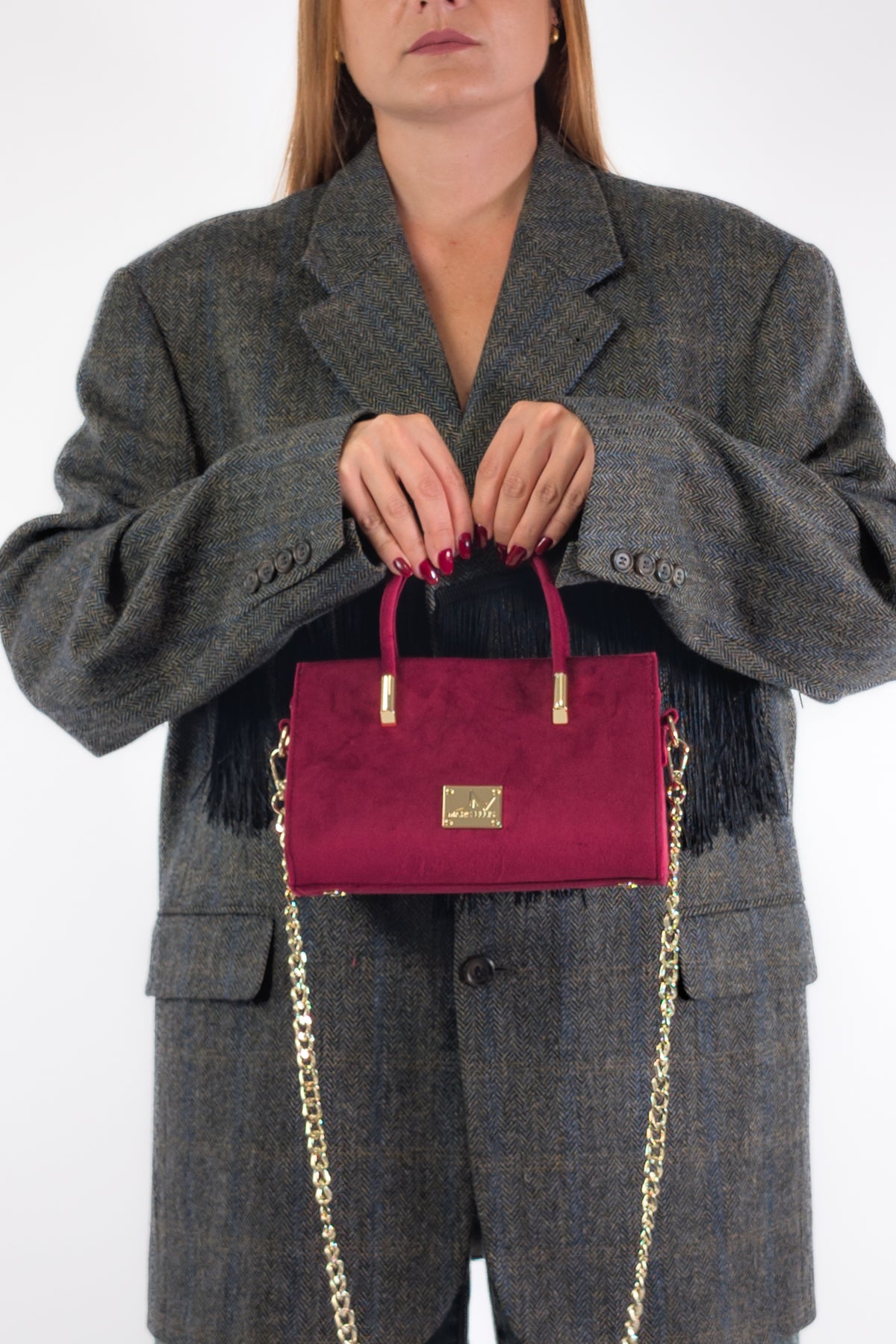 Marc Ellis Borsa MARYEL BURGUNDY