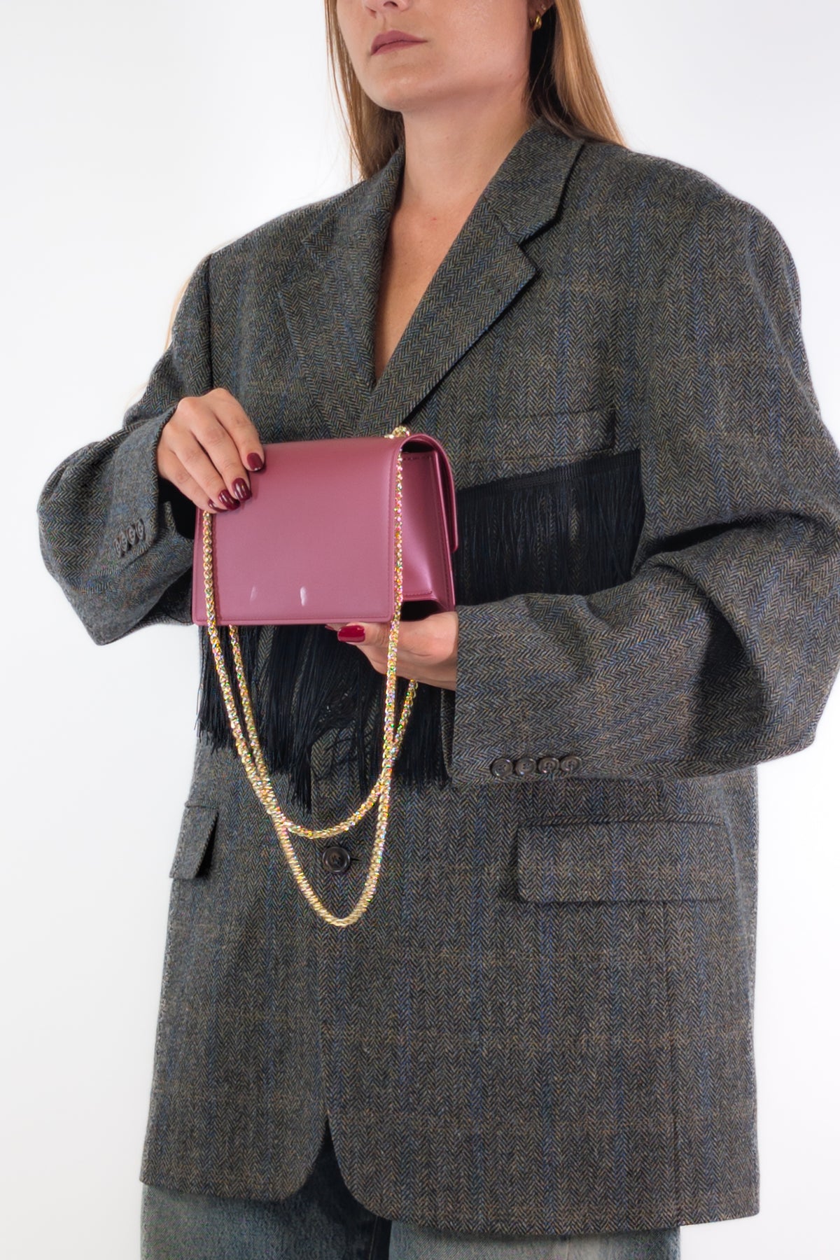 Marc Ellis Borsa FLAT SUPER M BURG/LIG GOLD