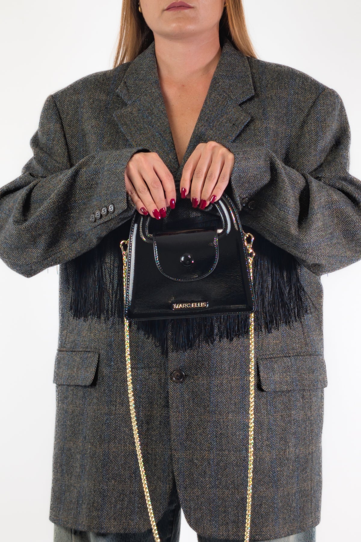 Marc Ellis Borsa BERRY BLACK / LIGHT GOLD