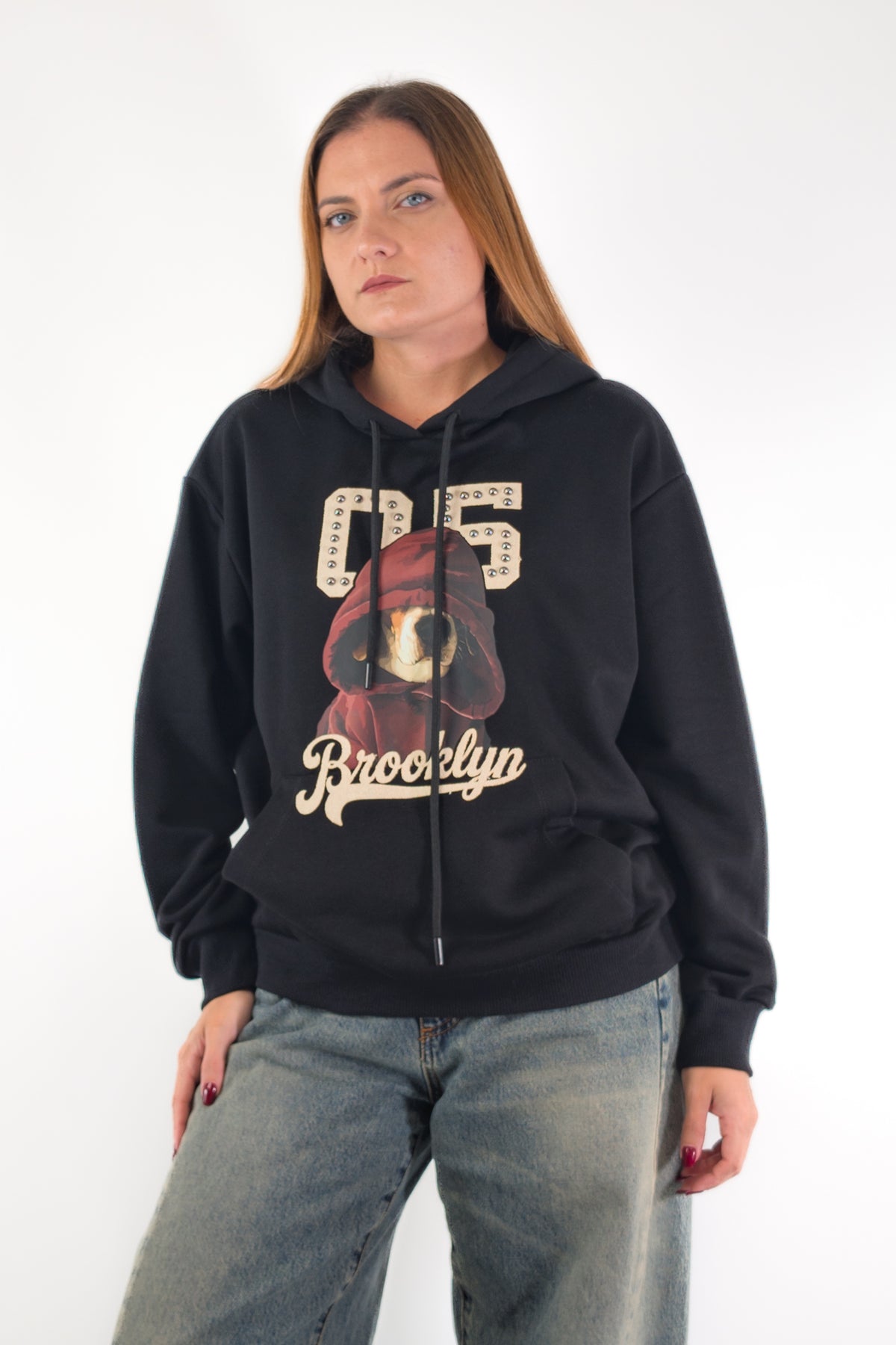 AI26 Susy Mix Felpa SH004934 Nero