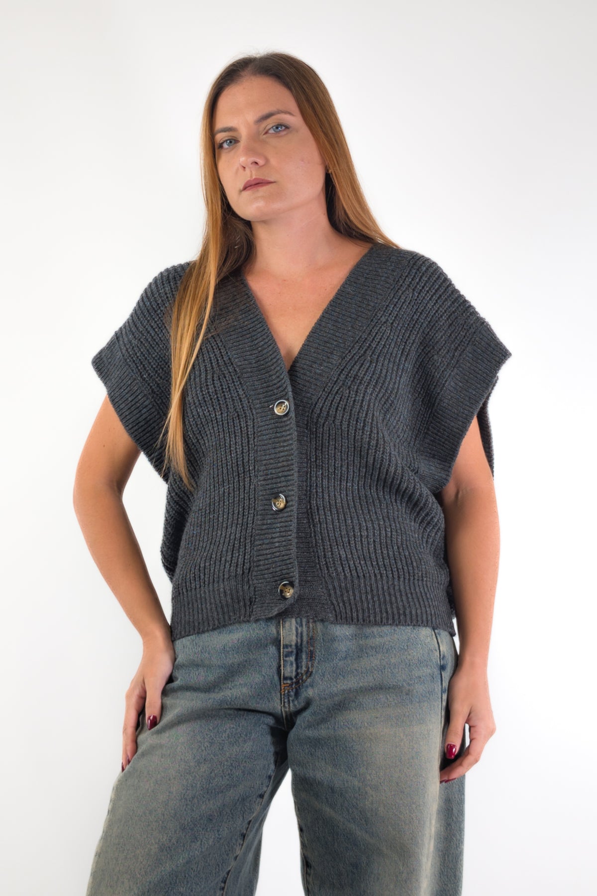 AI26 Susy Mix Gilet 3171 Grigio