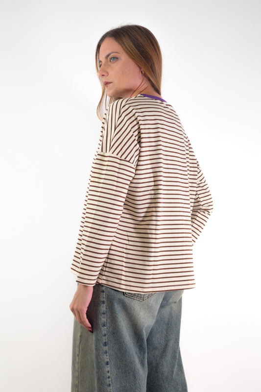 AI26 Susy Mix Maglia 12483 Tabacco