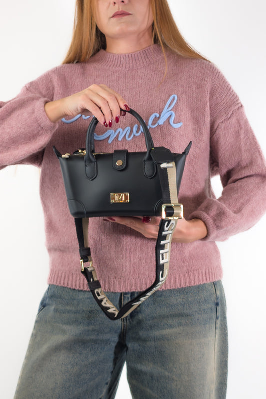 AI26 Marc Ellis Borsa LOLLIPOP M BLACK / LIGHT GOLD