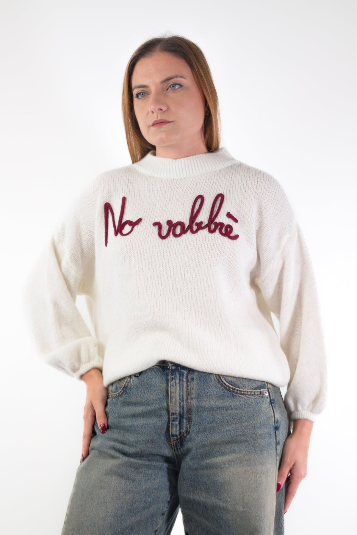 AI26 Luxury Maglia A2702 No Vabbè Bianco