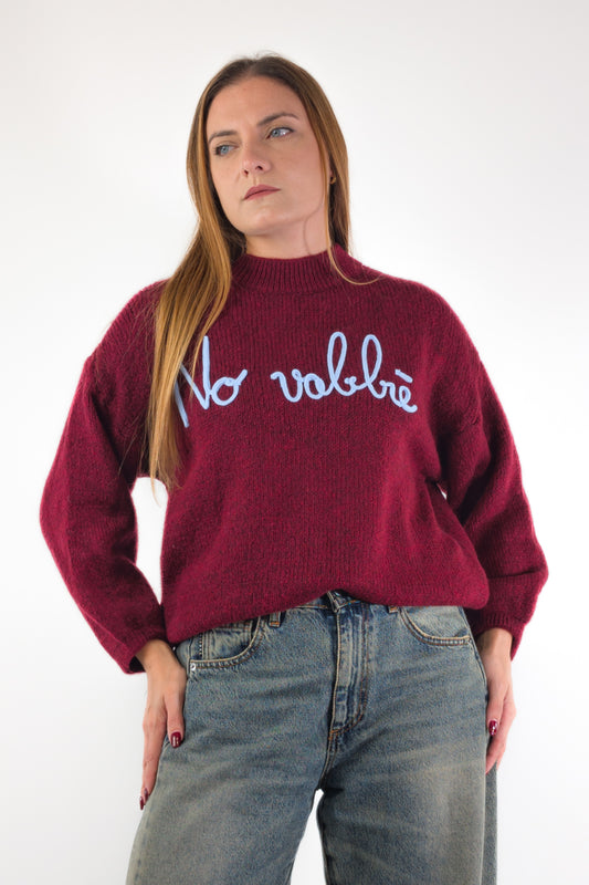 AI26 Luxury Maglia A2702 No Vabbè Bordeaux