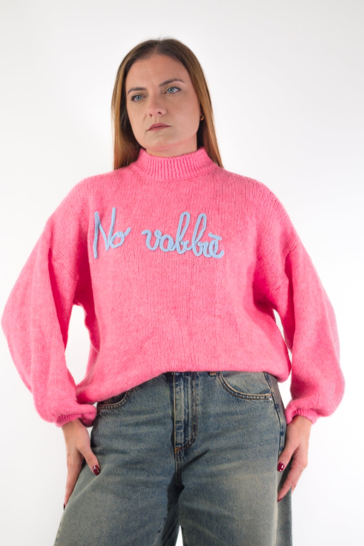 AI26 Luxury Maglia A2702 No Vabbè Rosa
