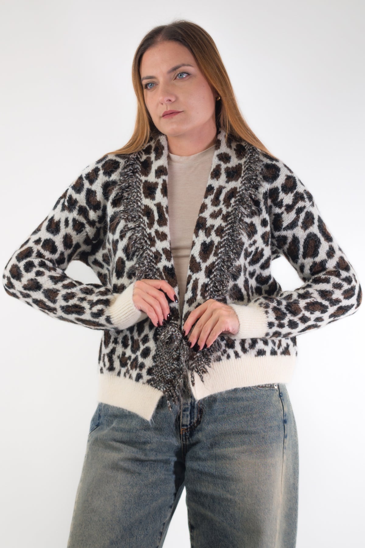 AI26 Susy Mix Cardigan M330 Avorio