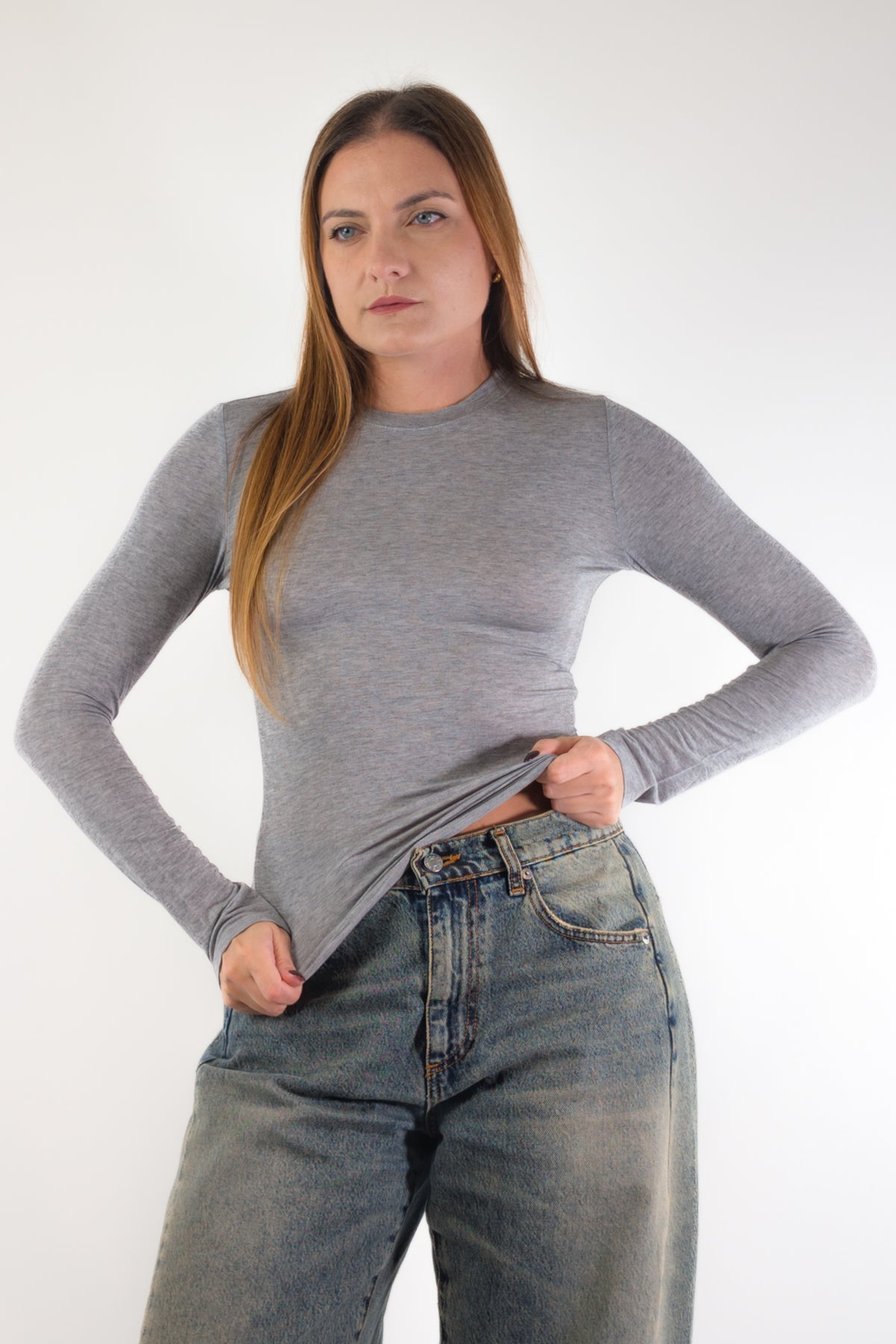 AI26 Susy Mix Maglia SH004395 Grigio