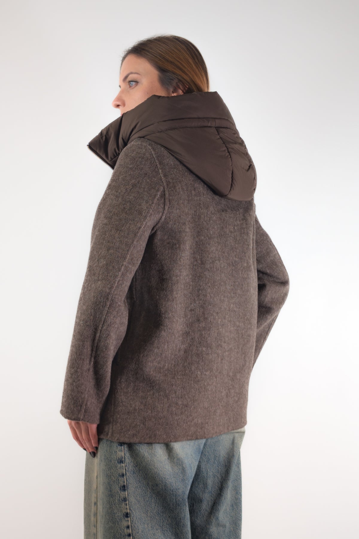 AI26 Susy Mix Cappotto PP409CA35 Fango