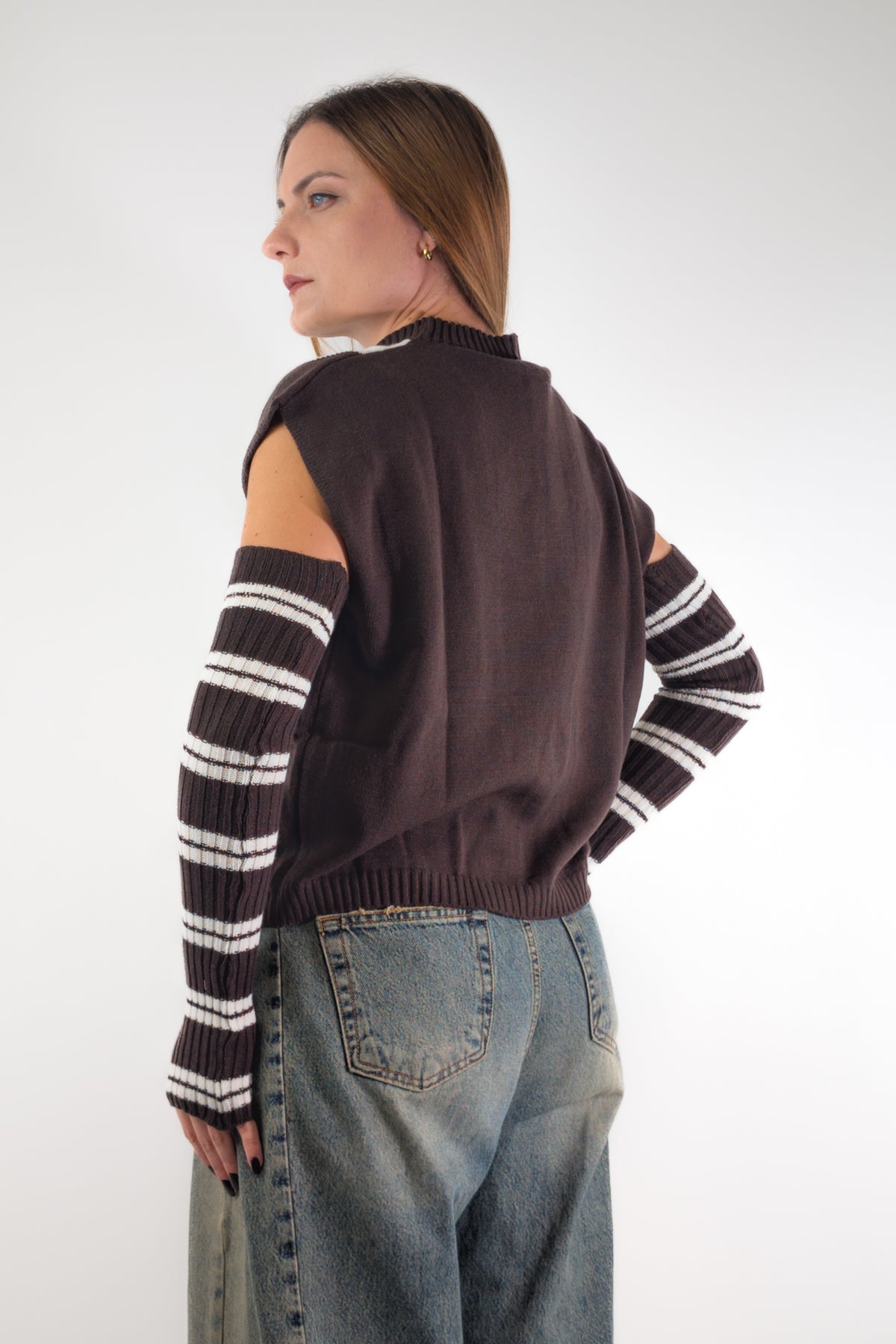 AI26 Susy Mix Gilet AI51333 Avorio