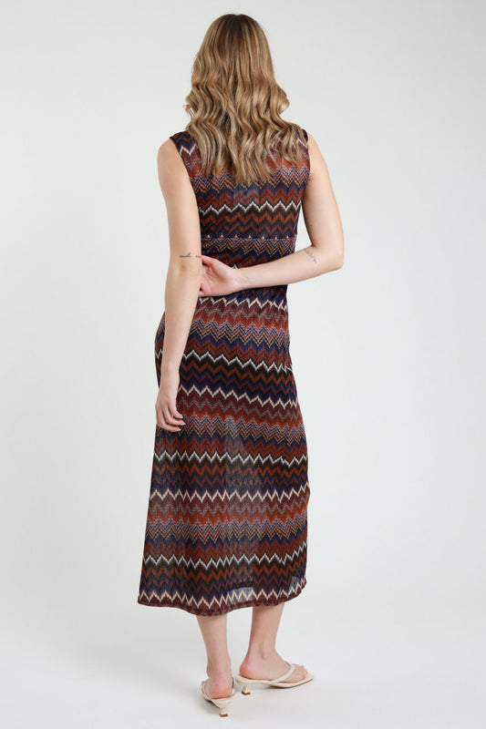 PE26 Susy Mix Abito 261364R Blu Royal