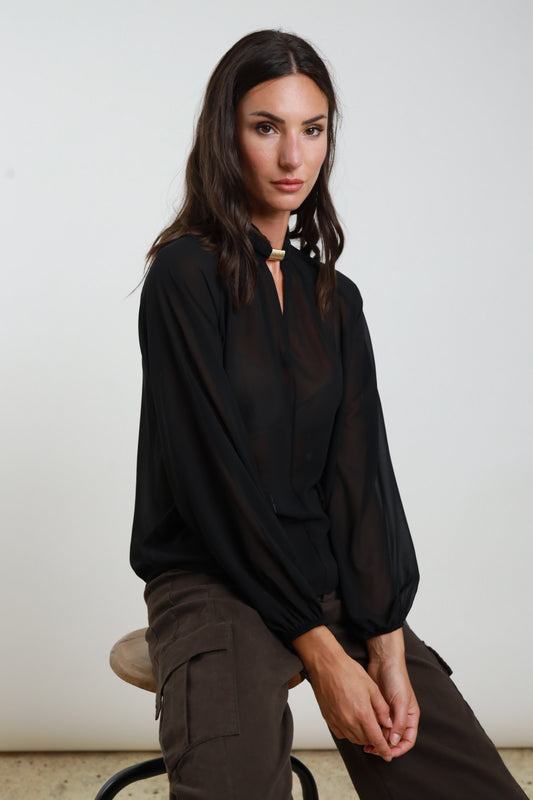 AI25 Susy Mix Blusa C4220DG Nero