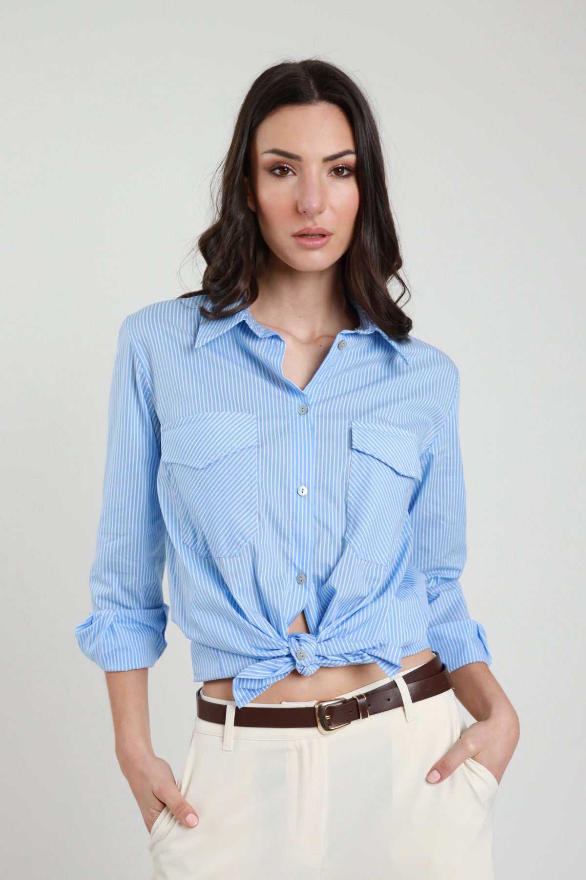 PE26 Susy Mix Camicia 60147C Azzurro