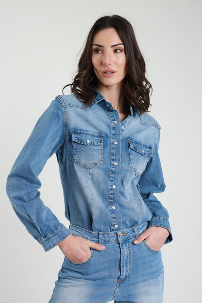 PE26 Susy Mix Camicia 918626 Jeans