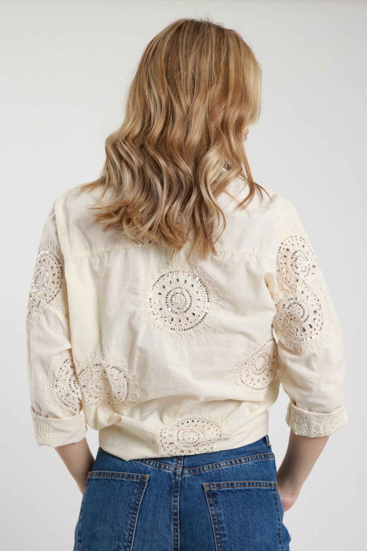 PE26 Susy Mix Camicia S26M566 Burro
