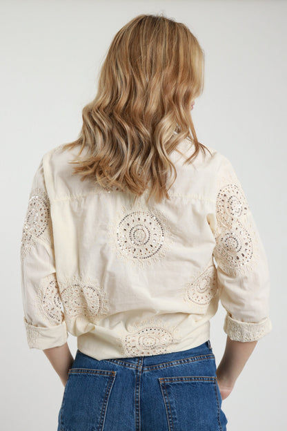 PE26 Susy Mix Camicia S26M566 Burro