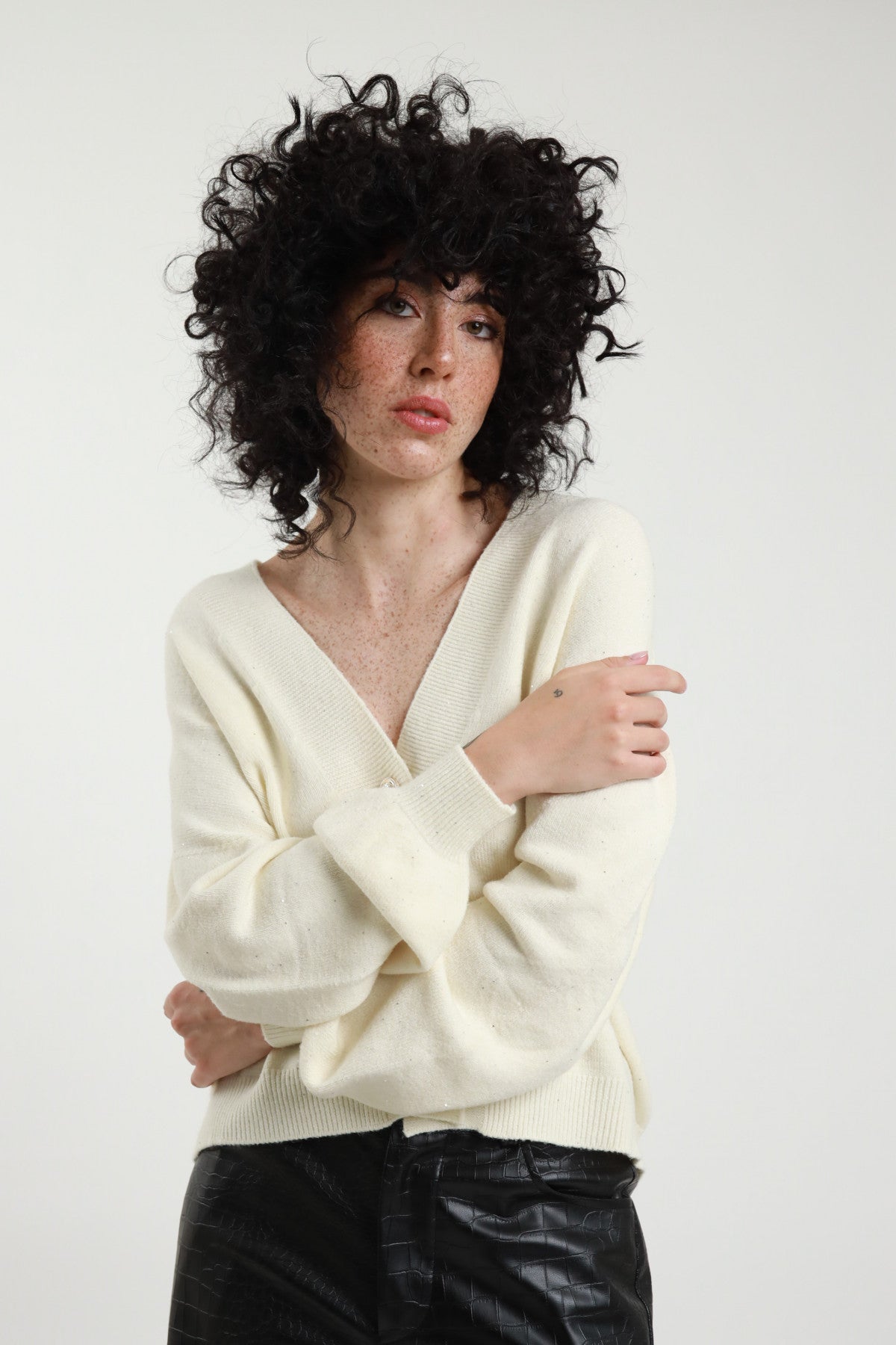 AI25 Susy Mix Cardigan 78185 Crema