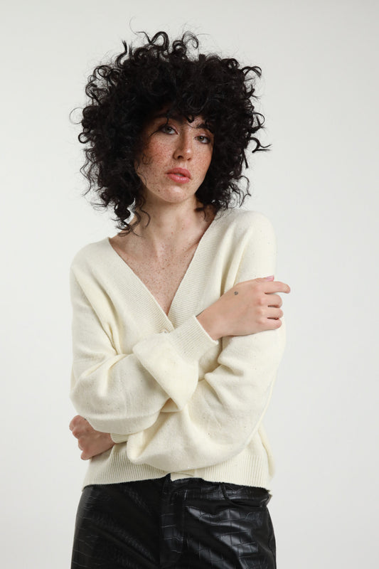 AI25 Susy Mix Cardigan 78185 Crema