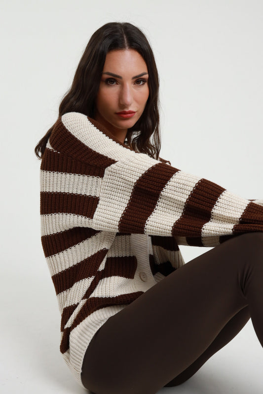 AI25 Susy Mix Cardigan M92082 Crema