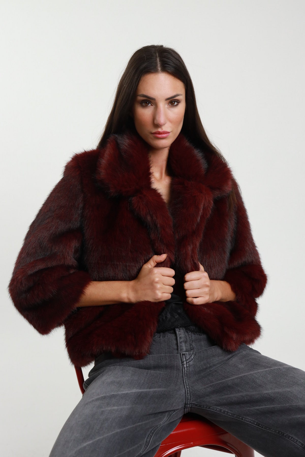 AI25 Susy Mix Ecopelliccia I251171 Vino