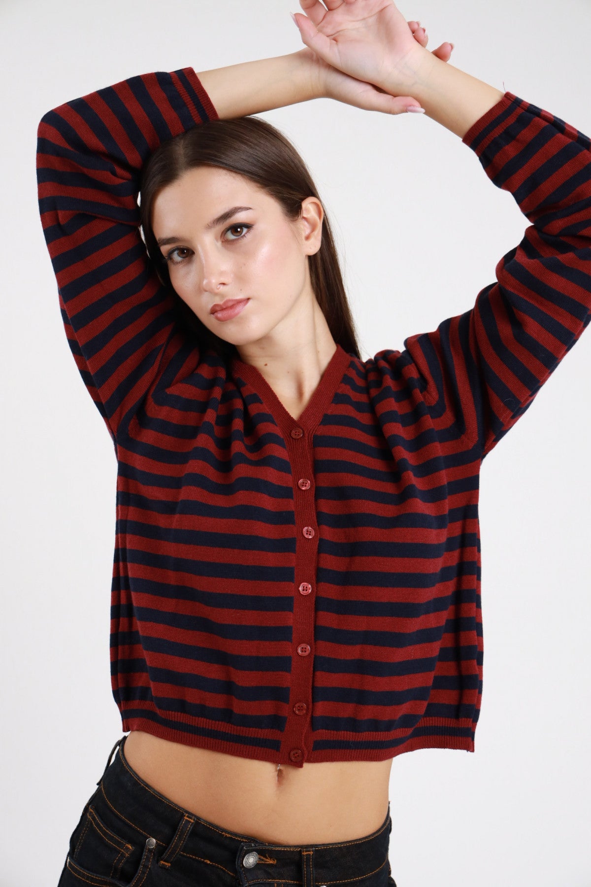 AI26 Susy Mix Cardigan M202 Vino