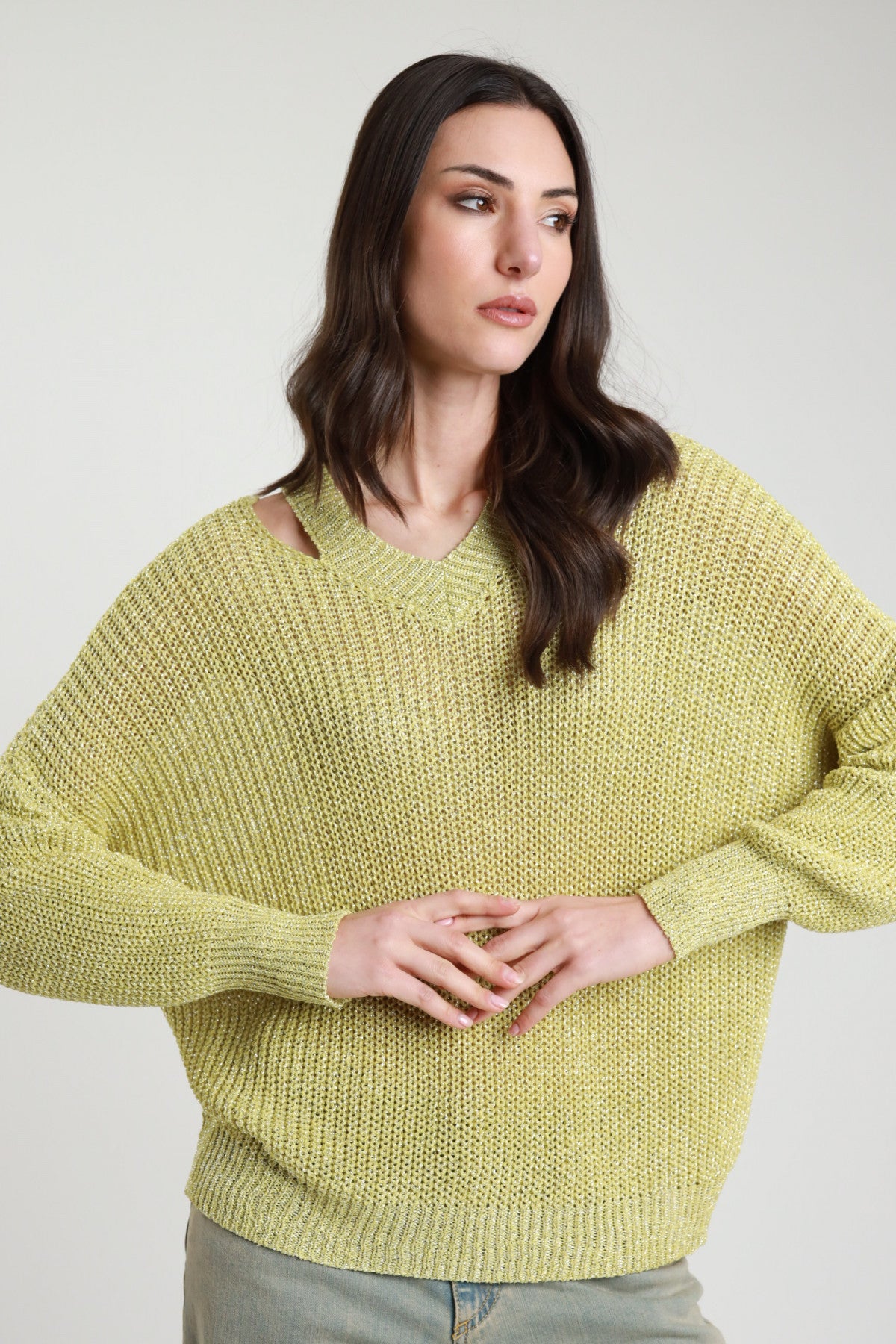 PE26 Susy Mix Maglia W5018 Giallo