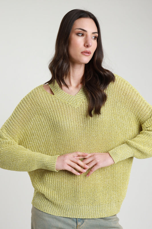 PE26 Susy Mix Maglia W5018 Giallo