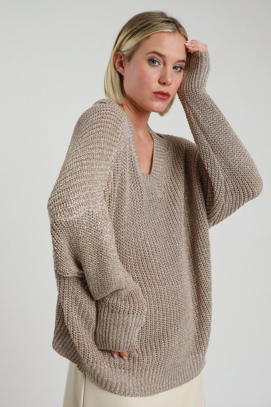 PE26 Susy Mix Maglia W5018 Beige