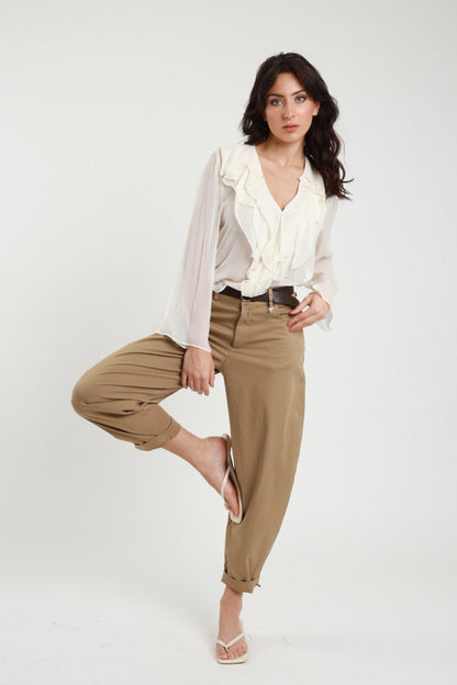 PE26 Susy Mix Pantalone 60285GL Cammello