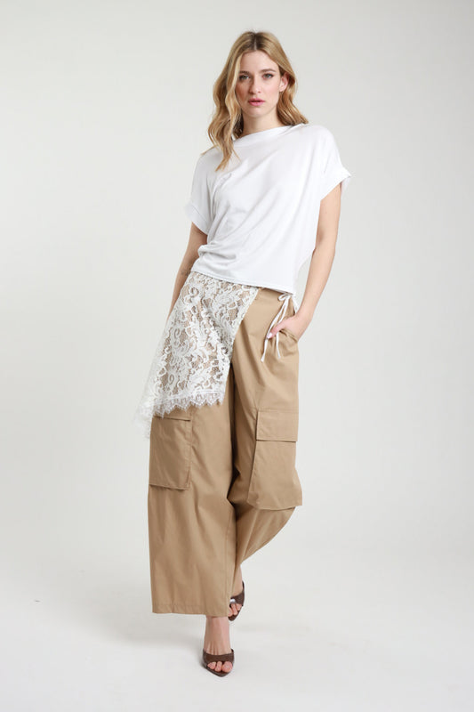PE26 Susy Mix Pantalone 134P669PE26R Beige