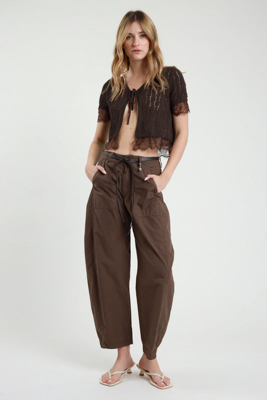 PE26 Susy Mix Pantalone 58300TL Moro